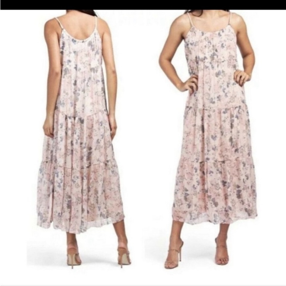 Elena Baldi Made in Italy Silk Blend Long Dress Size M